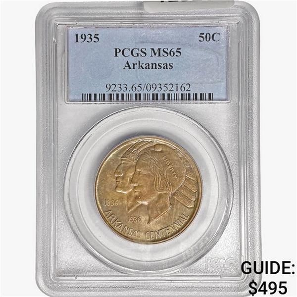 1935 Arkansas Half Dollar PCGS MS65