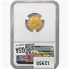 Image 2 : 1928 $2.50 Gold Quarter Eagle NGC MS62