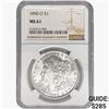 Image 1 : 1890-O Morgan Silver Dollar NGC MS61