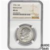 Image 1 : 1936 Bridgeport Half Dollar NGC MS65