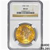 Image 1 : 1900 $20 Gold Double Eagle NGC MS63