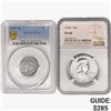 Image 1 : [2] 1937 & 1959 1 5C, 1 50C NGC/PCGS MS/PF