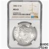 Image 1 : 1882-O Morgan Silver Dollar NGC MS63