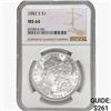 Image 1 : 1882-S Morgan Silver Dollar NGC MS64