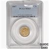 Image 1 : 1867 Nickel Three Cent PCGS MS63