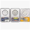 Image 2 : [3] 1955-1961 Franklin Half Dollar NGC/ANACS PF/MS