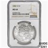 Image 1 : 1882-S Morgan Silver Dollar NGC MS64