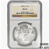 Image 1 : 1883-CC Morgan Silver Dollar NGC MS65