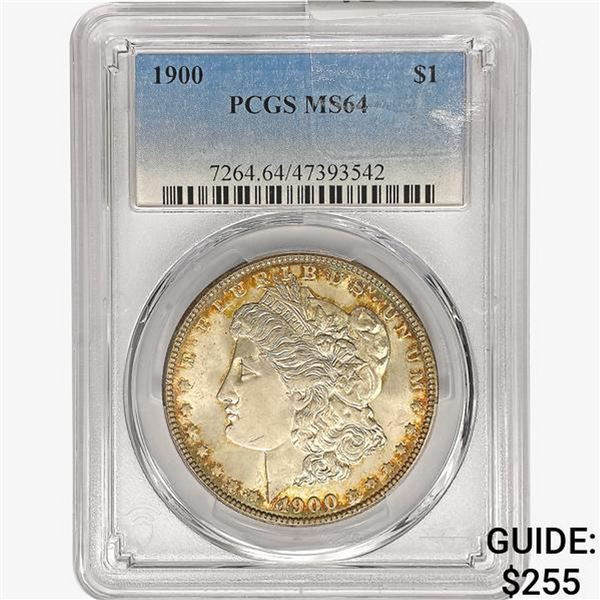 1900 Morgan Silver Dollar PCGS MS64