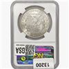 Image 2 : 1921 Morgan Silver Dollar NGC MS64