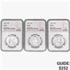Image 1 : [3] 1962 & 1963 Franklin Half Dollar NGC PF67