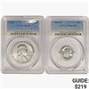 Image 1 : [2] 1945 & 1963 1 10C, 1 50C PCGS MS65/66