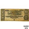 Image 1 : 1864 $10 Confederate States of America Note