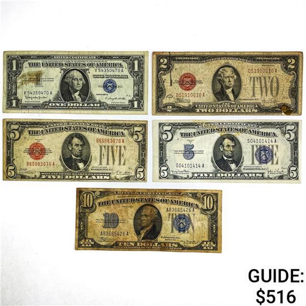 1928-1957 Silver Cert. Collection $115 FV; Varied