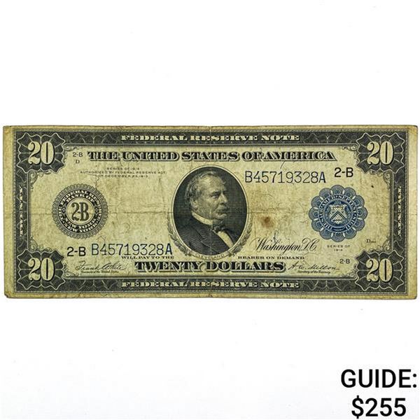 1914 $20 Lg. Fed. Reverve Note