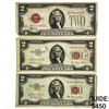 Image 1 : 1963 $2 US Note Collection; $100 FV