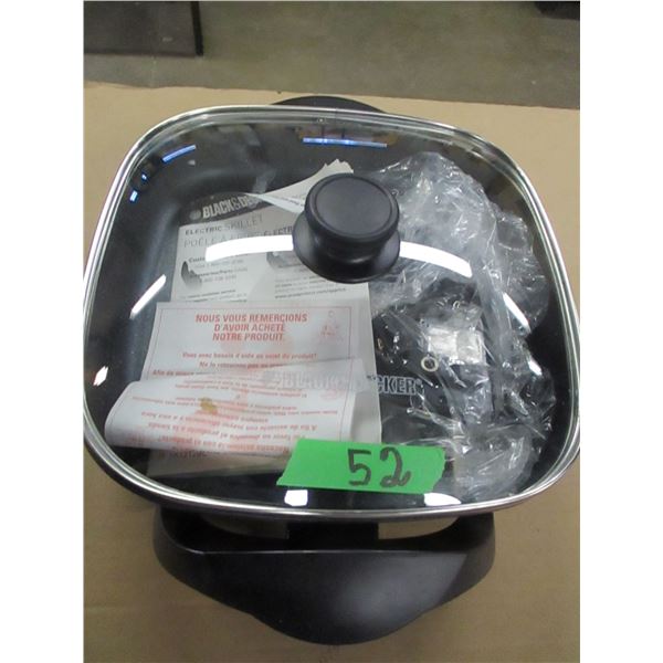 NEW:  BLACK & DECKER ELECTRIC SKILLET