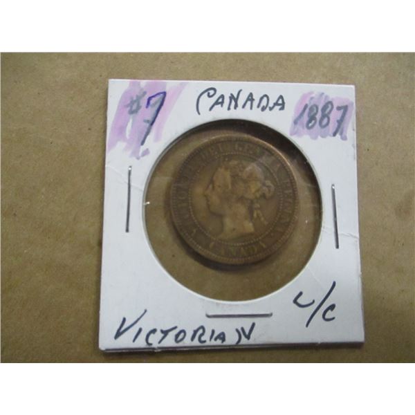 1887 VF VICTORIAN LARGE PENNY