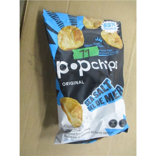 SHELF PULLS (AS IS):  SEA SALT ORIGINAL POP CHIPS (142 G) - BAG