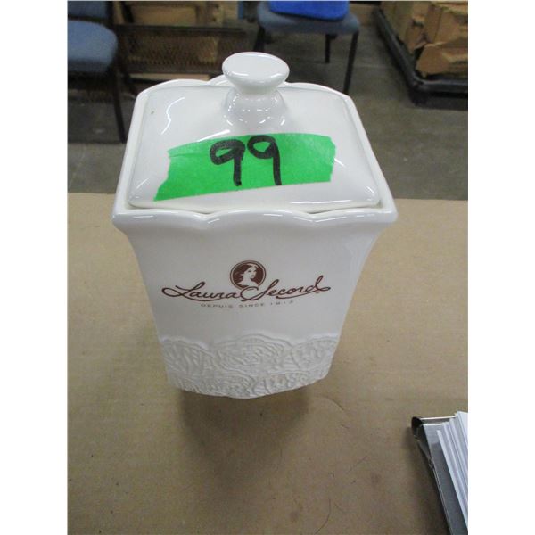 LAURA SECORD CANDY JAR