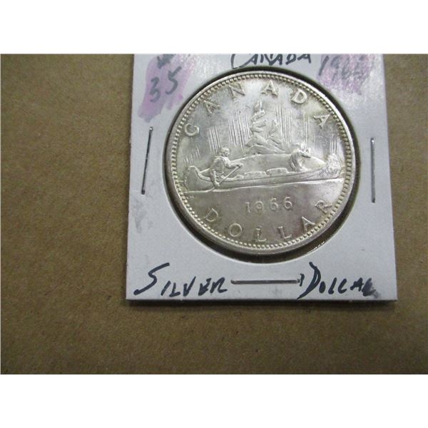 1966 CANADA SILVER DOLLAR