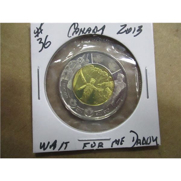 2013 REMEMBERANCE (WAIT FOR ME DADDY) MINT SEALED TOONIE