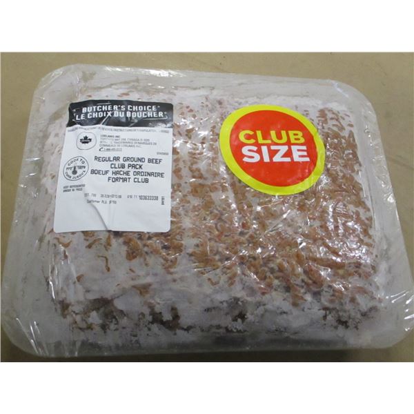 SHELF PULLS (AS IS):  CLUB PACK MEDIUM HAMBURGER