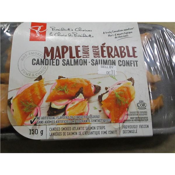 SHELF PULLS (AS IS):  MAPLE CANDIED SALMON