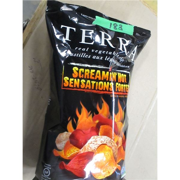 SHELF PULLS (AS IS):  TERRA SCREAMING HOT CHIPS (141 G) - BAG