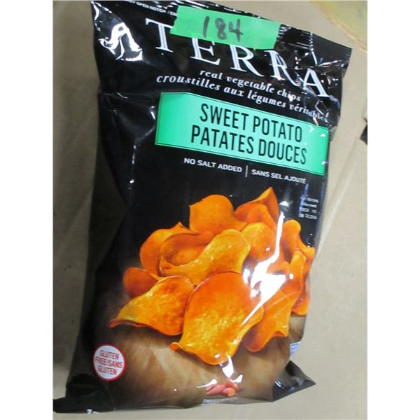SHELF PULLS (AS IS):  TERRA SWEET POTATO CHIPS (141G) - BAG