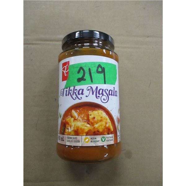 SHELF PULLS (AS IS):  TIKKA MASALA COOKING SAUCE (400 ML) - JAR
