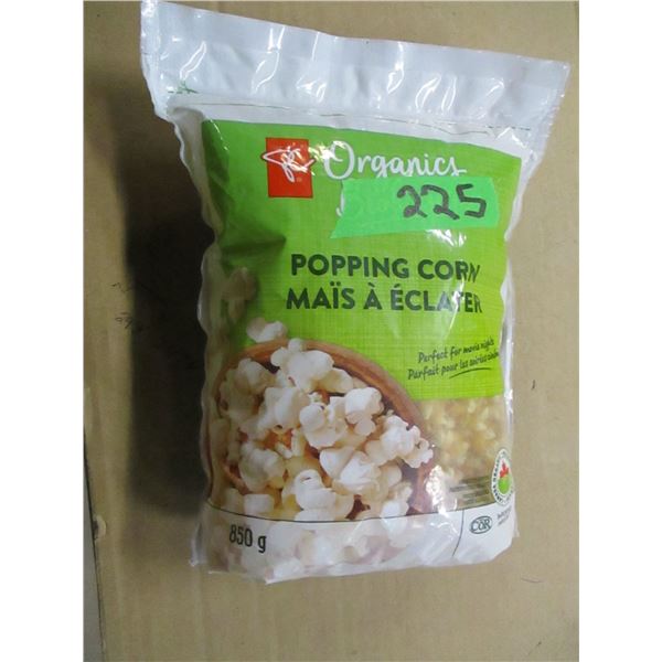 SHELF PULLS (AS IS):  POPPING CORN (850G) - BAG