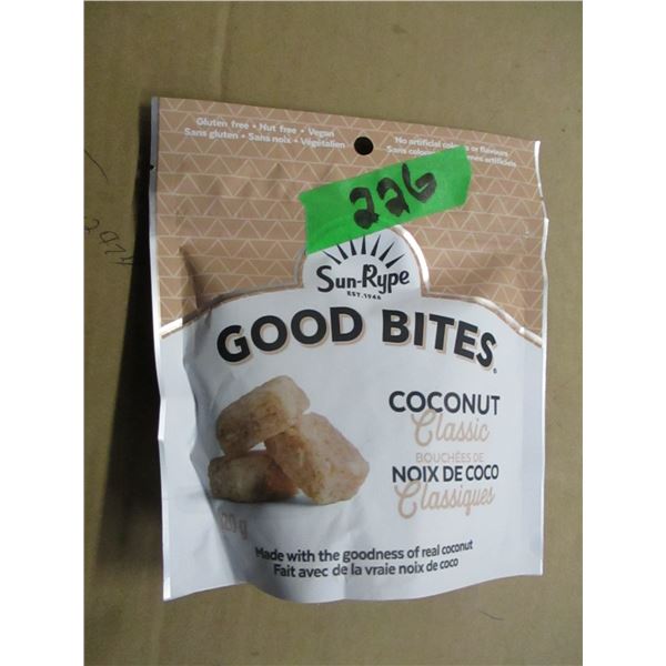 SHELF PULLS (AS IS):  SUNRYPE COCONUT TREATS - BAG