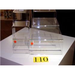 (8) ACRYLIC DISPLAYS