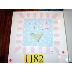 PILLOW/ 10 X 10/ VALENTINE