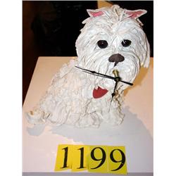 CLOCK/PAPER WESTIE