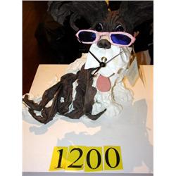 FAMILY SITTING DOG CLOCK