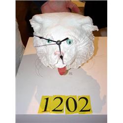 CAT HEAD CLOCK