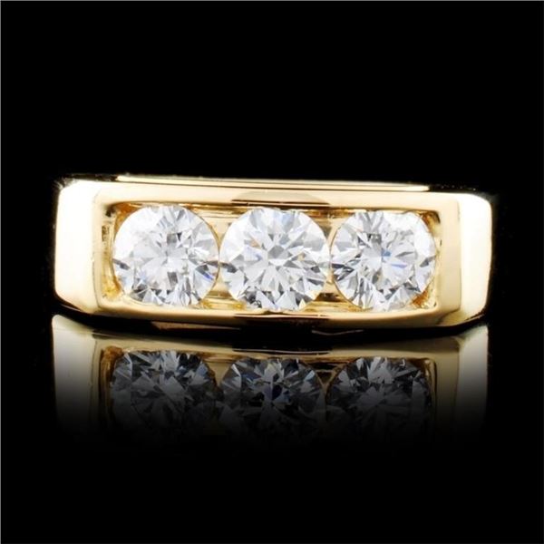 14K Yellow Gold 1.25ctw Diamond Ring