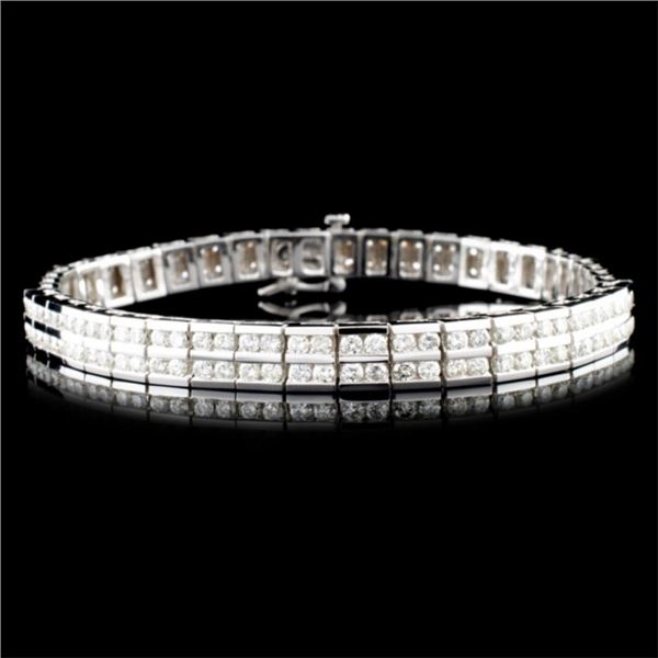 14K Gold 5.00ctw Diamond Bracelet