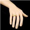 Image 3 : 18K Yellow Gold 1.48ctw Diamond Ring