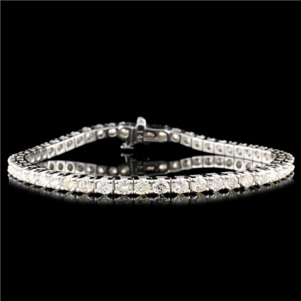 14K Gold 4.00ctw Diamond Bracelet