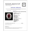 Image 4 : 18K White Gold 6.07ct Ruby & 1.80ct Diamond Ring