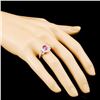 Image 3 : 18K Gold 1.28ct Spinel & 0.63ctw Diamond Ring