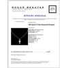 Image 3 : 14K Gold 0.77ctw Diamond Pendant