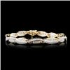 Image 1 : 14K Gold 2.61ctw Diamond Bracelet