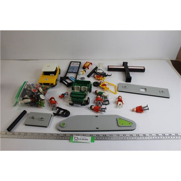 1980s Playmobile Esso Playset