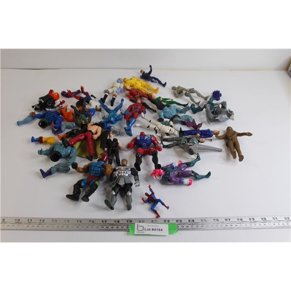 (20+) Figurines - Spider-Man, Chewbacca