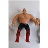 Image 3 : (4) WWE / WWF 1980's Bendis Wrestling Figures - Jesse Ventura, George "The Animal" Steele, Corporal 