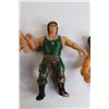 Image 4 : (4) WWE / WWF 1980's Bendis Wrestling Figures - Jesse Ventura, George "The Animal" Steele, Corporal 